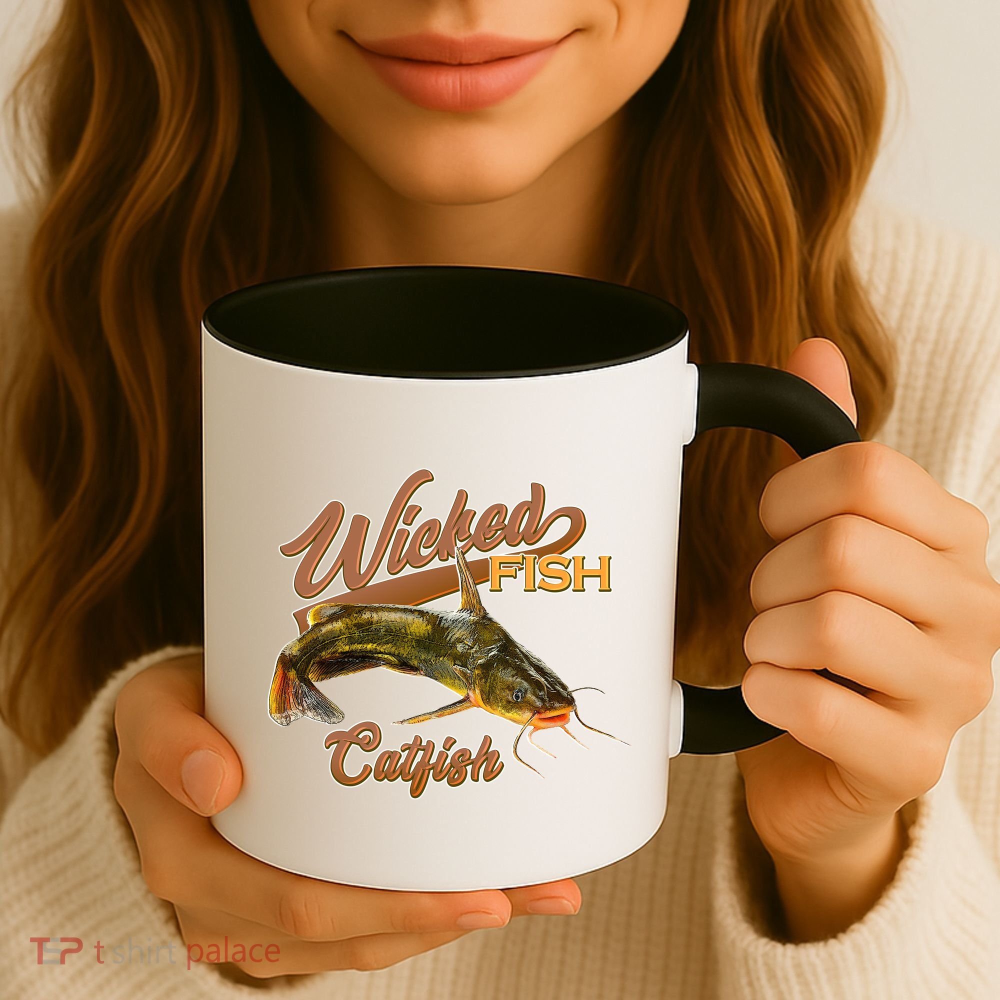 Wicked Fish Catfish Fishing Coffee Mug