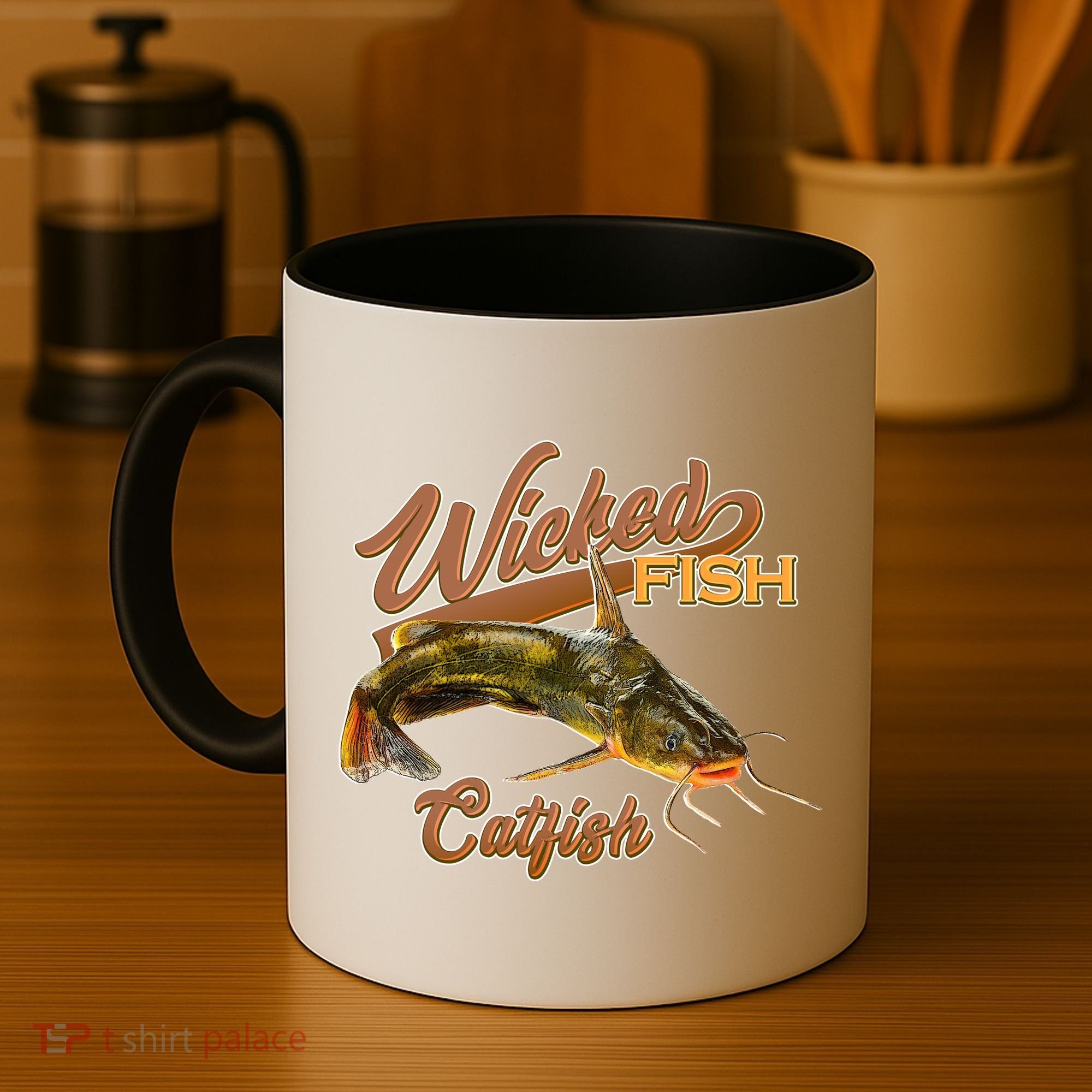 Wicked Fish Catfish Fishing Coffee Mug