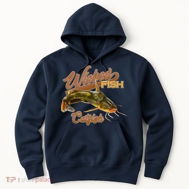 Wicked Fish Catfish Fishing Hoodie