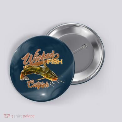 Wicked Fish Catfish Fishing Button