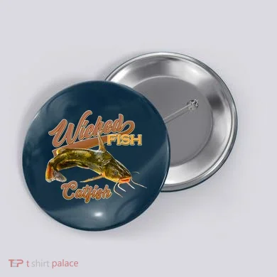Wicked Fish Catfish Fishing Button
