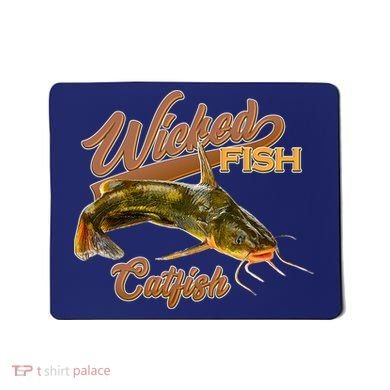 Wicked Fish Catfish Fishing Mousepad