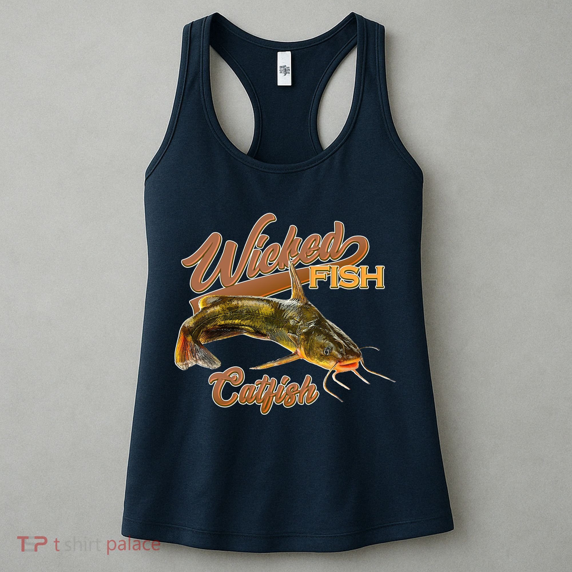 Wicked Fish Catfish Fishing Women's Tank Top