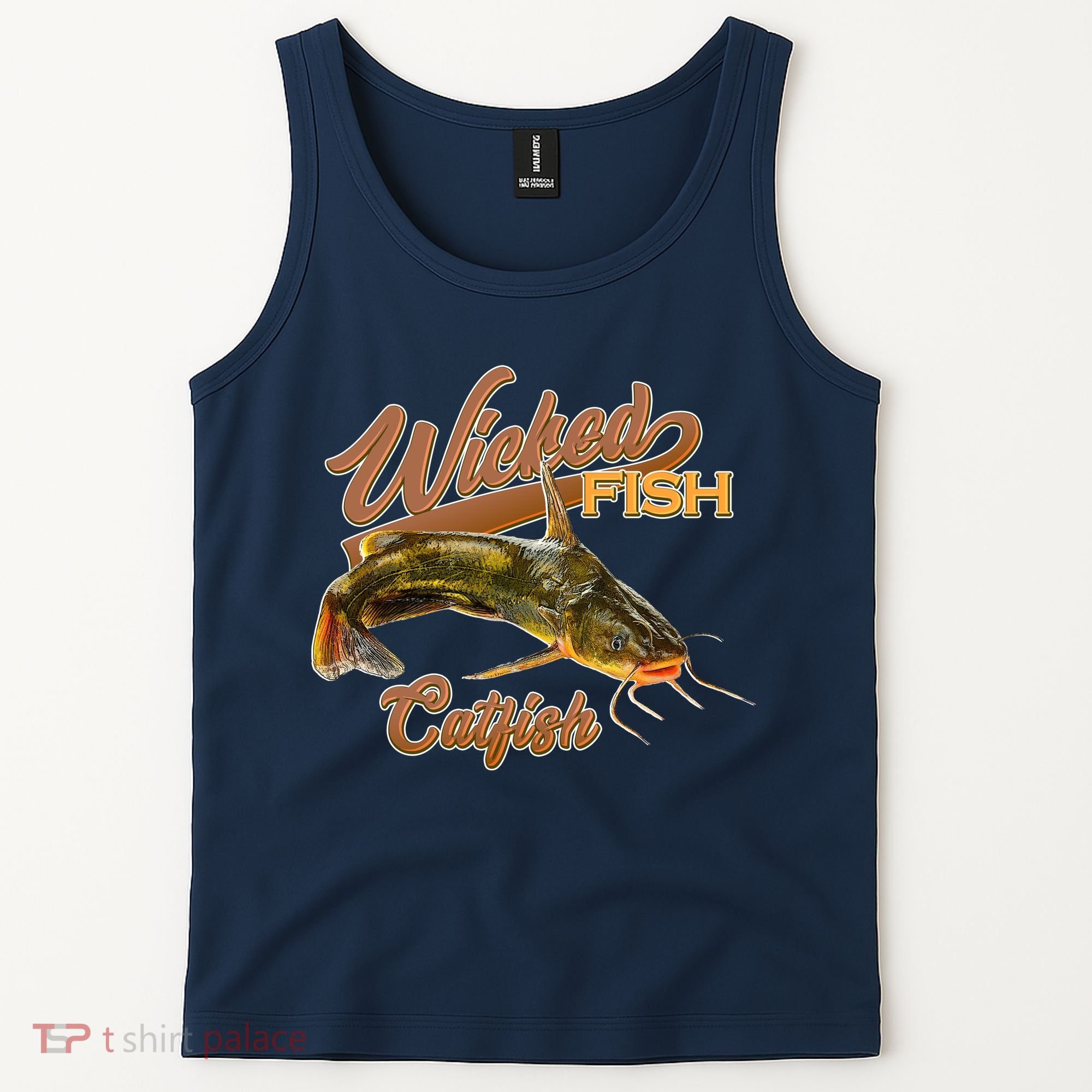 Wicked Fish Catfish Fishing Tank Top