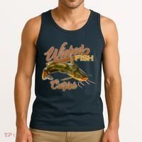Wicked Fish Catfish Fishing Tank Top thumb 3