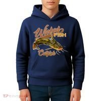 Wicked Fish Catfish Fishing Kids Hoodie thumb 4