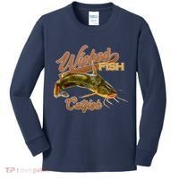 Wicked Fish Catfish Fishing Kids Long Sleeve Shirt thumb 0
