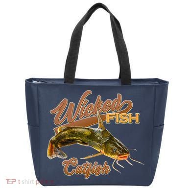 Wicked Fish Catfish Fishing Tote Bag