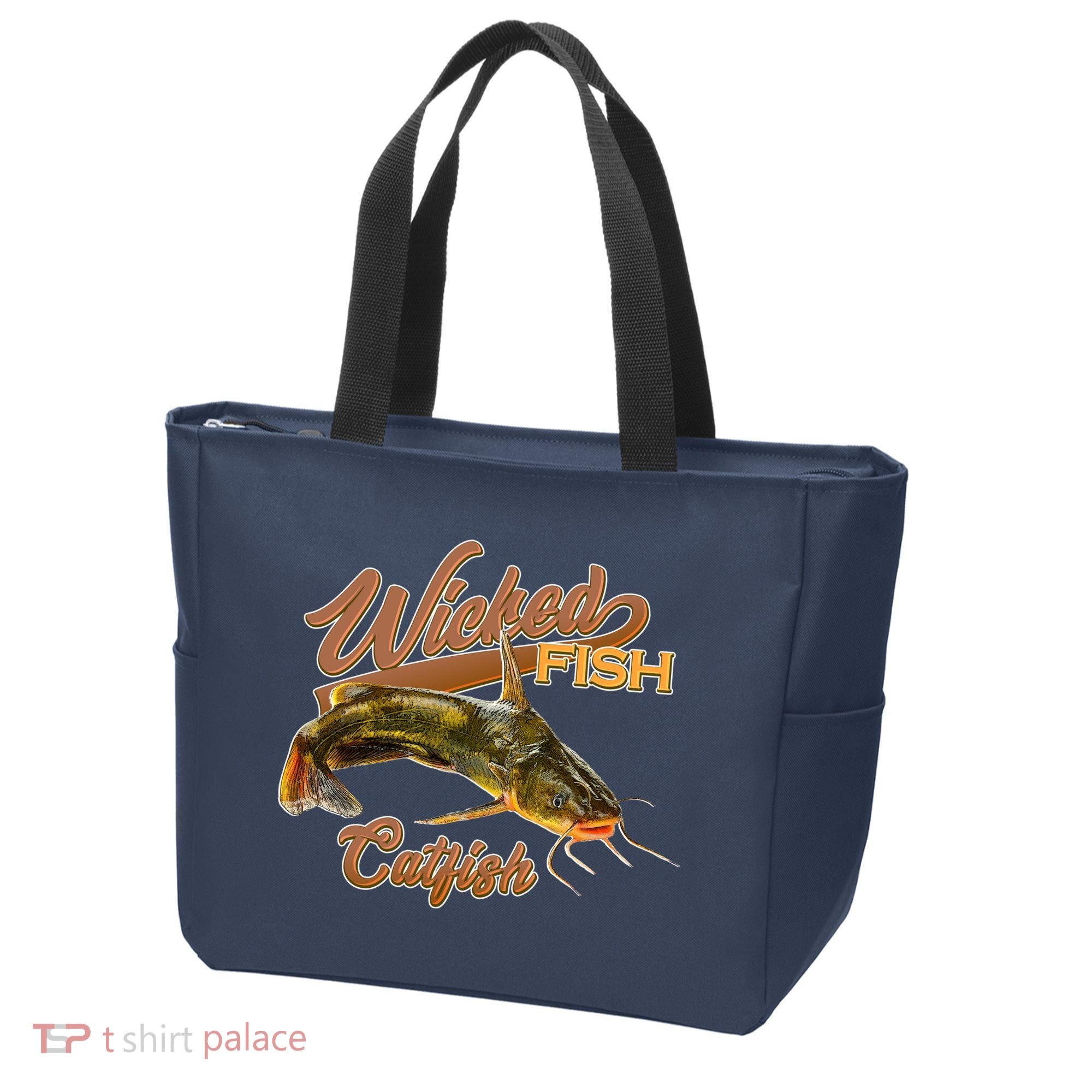 Wicked Fish Catfish Fishing Tote Bag