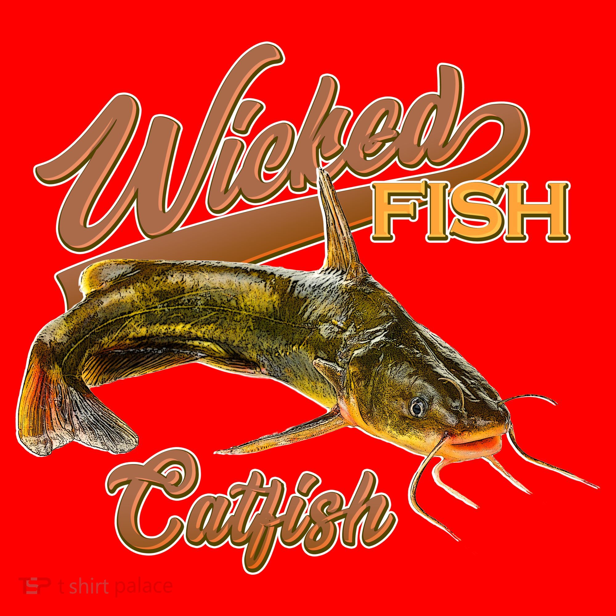 Wicked Fish Catfish Fishing Santa Hat