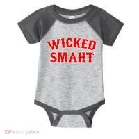 Wicked Smaht Smart Boston Massachusetts Infant Baby Jersey Bodysuit thumb 0