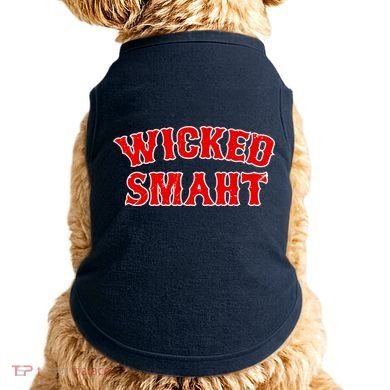 Wicked Smaht Smart Boston Massachusetts Doggie Tank