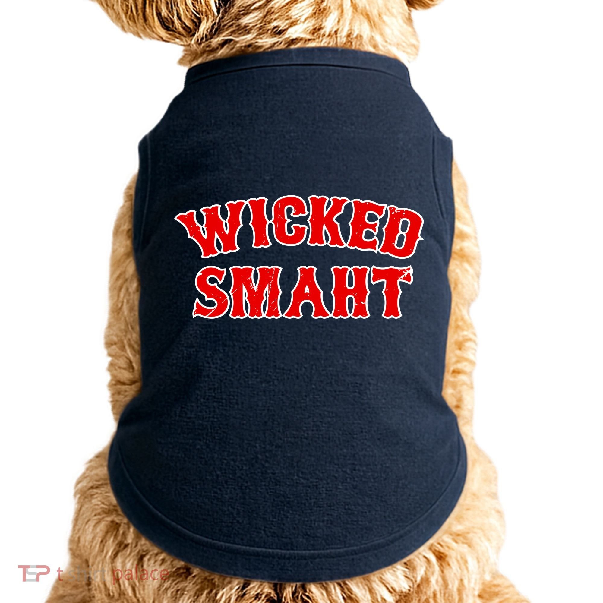 Wicked Smaht Smart Boston Massachusetts Doggie Tank