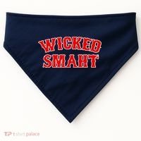 Wicked Smaht Smart Boston Massachusetts USA-Made Doggie Bandana thumb 0