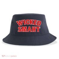 Wicked Smaht Smart Boston Massachusetts Sustainable Bucket Hat thumb 0