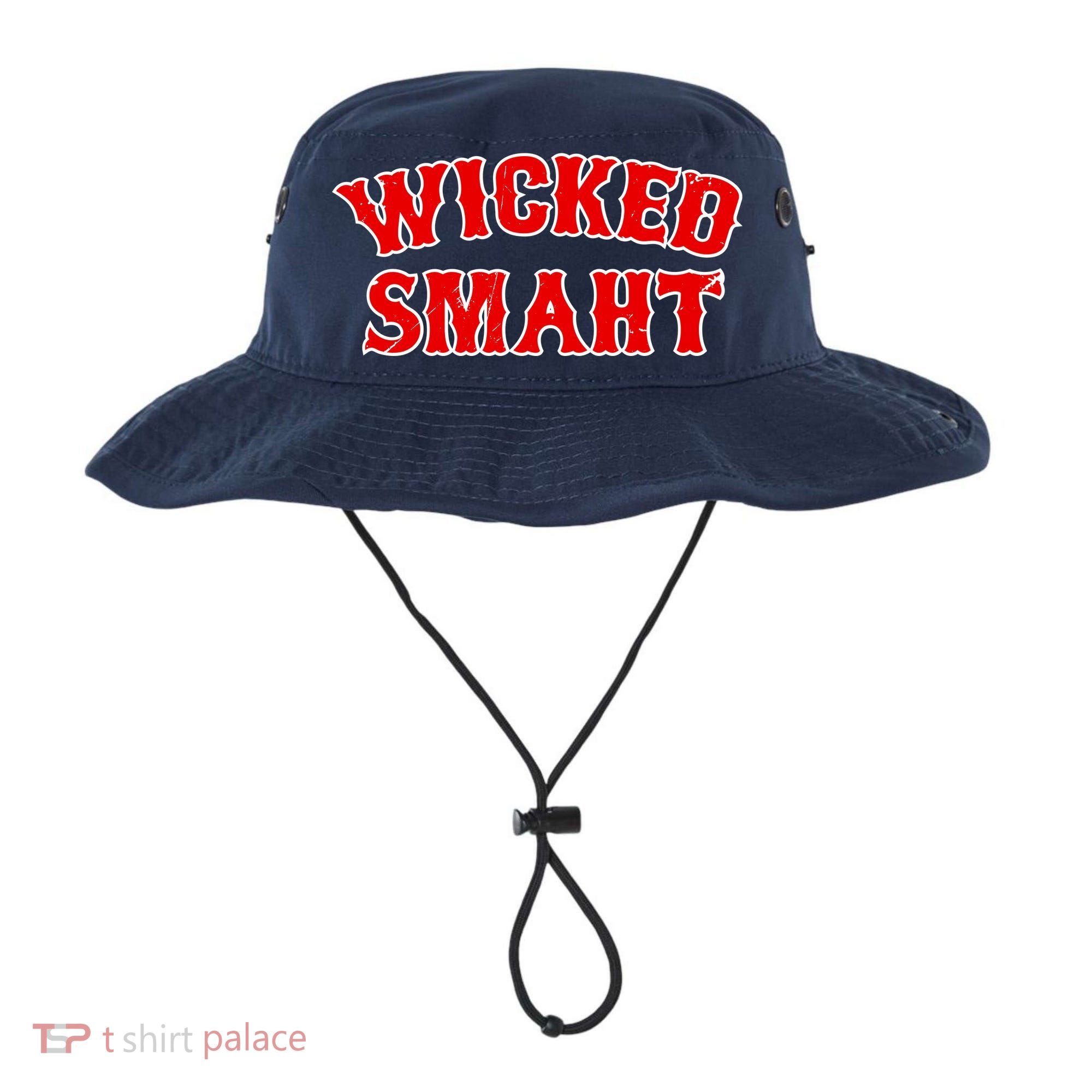 Wicked Smaht Smart Boston Massachusetts Bucket Hat