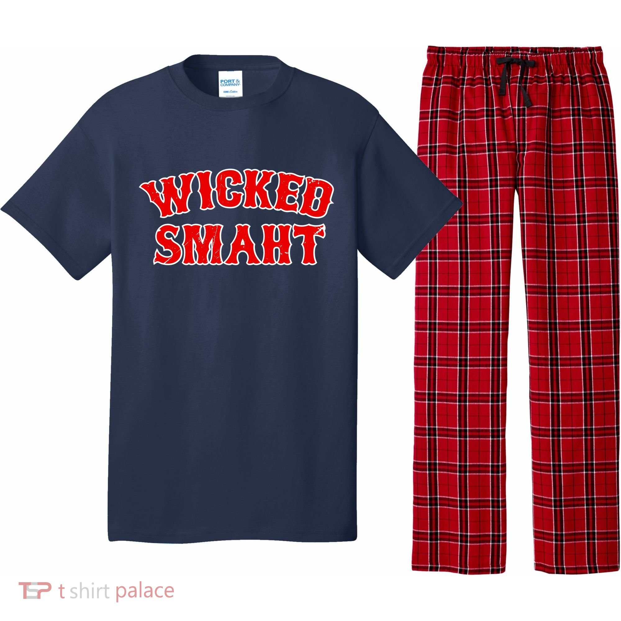 Wicked Smaht Smart Boston Massachusetts Pajama Set