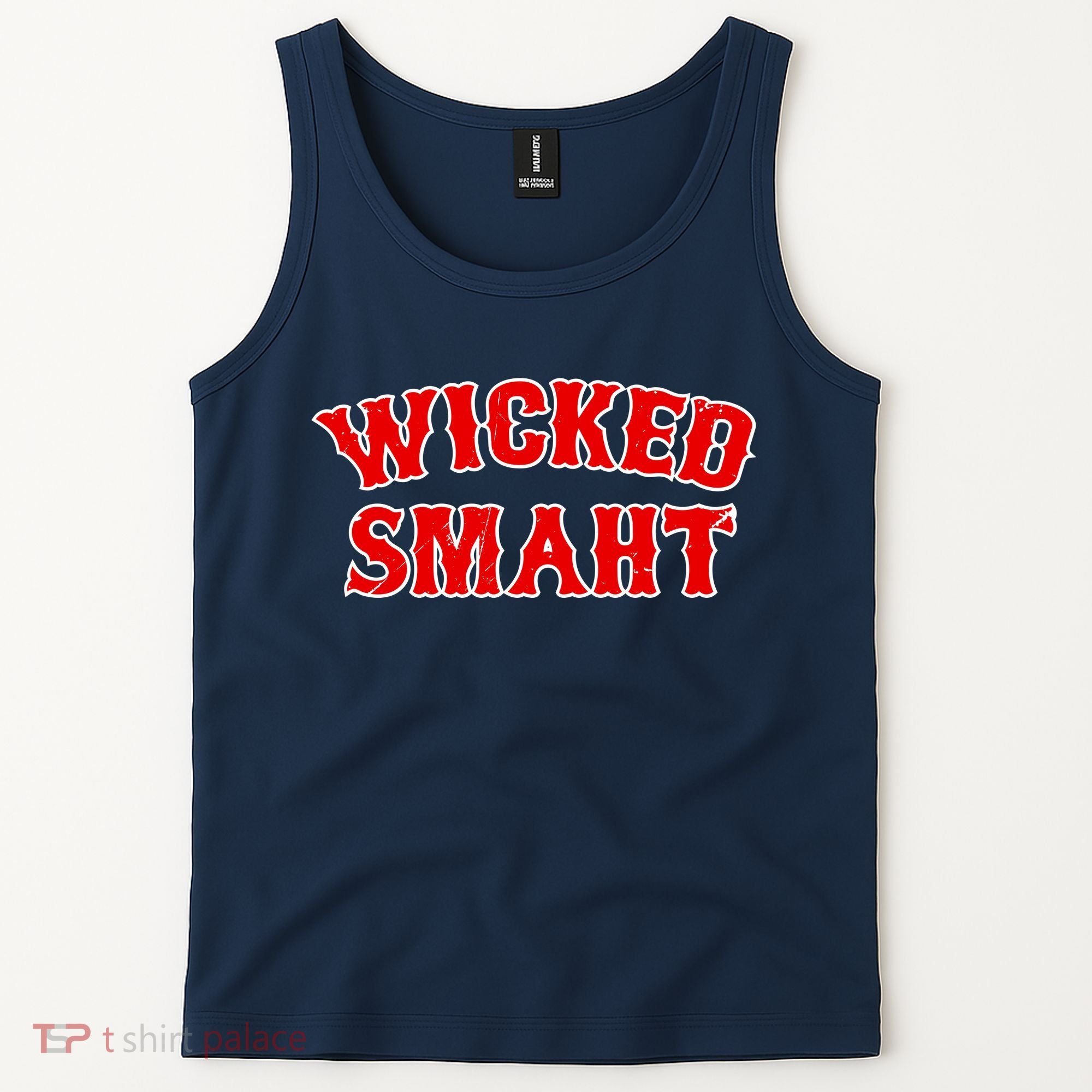 Wicked Smaht Smart Boston Massachusetts Tank Top