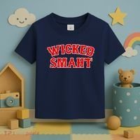 Wicked Smaht Smart Boston Massachusetts Toddler T-Shirt thumb 3