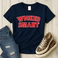 Wicked Smaht Smart Boston Massachusetts Women's T-Shirt thumb 3