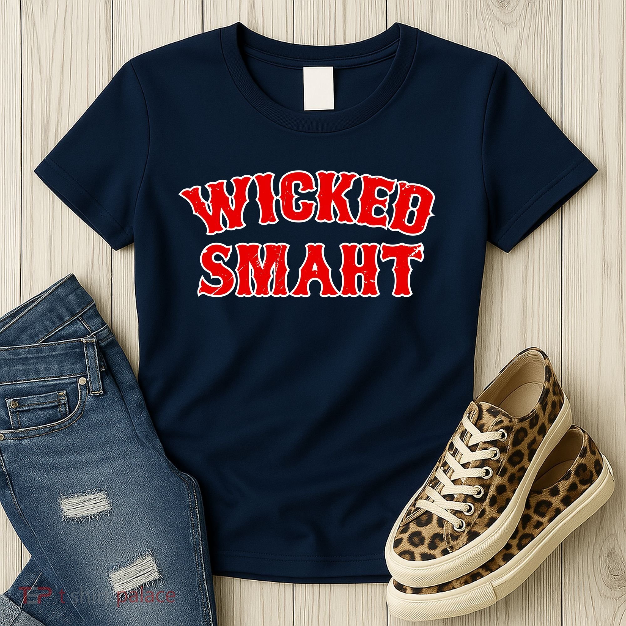 Wicked Smaht Smart Boston Massachusetts Women's T-Shirt