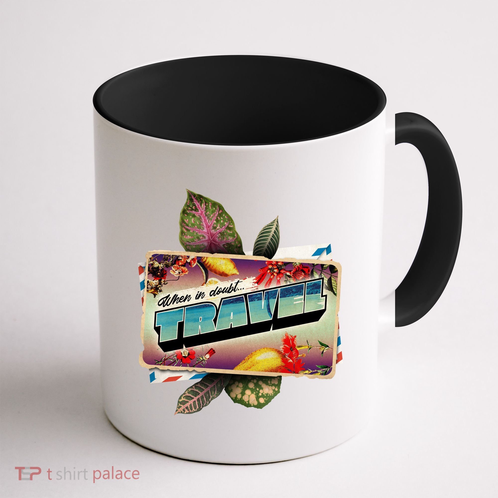 When In Doubt Travel Coffee Mug