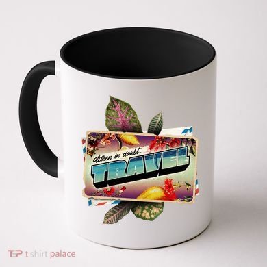 When In Doubt Travel Coffee Mug