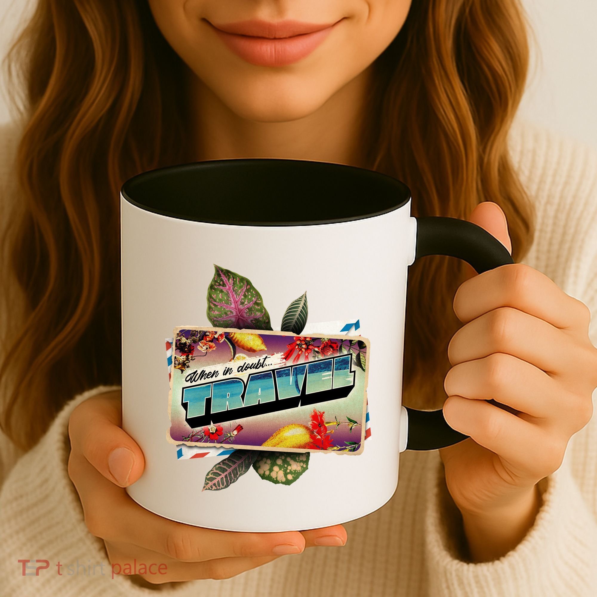 When In Doubt Travel Coffee Mug