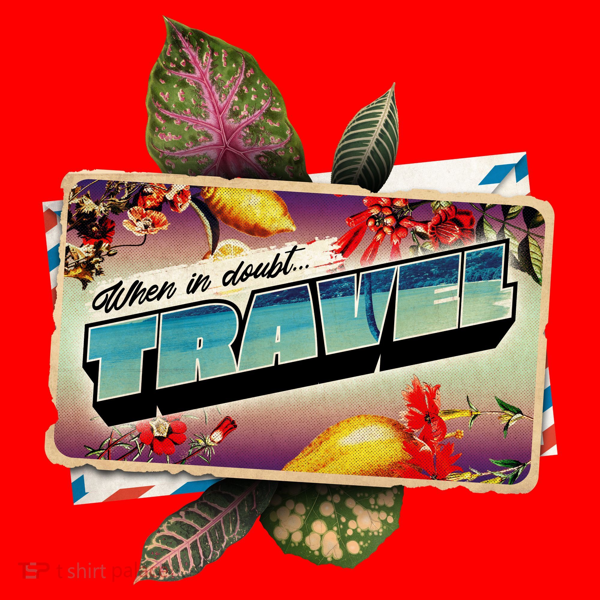 When In Doubt Travel Santa Hat