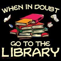 When In Doubt Go To The Library Book Lovers Ornament thumb 1
