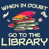 When In Doubt Go To The Library Book Lovers Doggie Tank thumb 4