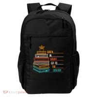 When In Doubt Go To The Library Funny Sarcastic Book Reading Meaningful Gift Backpack thumb 0