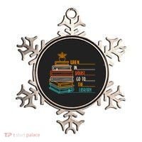 When In Doubt Go To The Library Funny Sarcastic Book Reading Meaningful Gift Ornament thumb 0