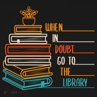 When In Doubt Go To The Library Funny Sarcastic Book Reading Meaningful Gift Ornament thumb 1