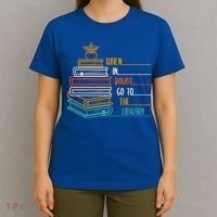 When In Doubt Go To The Library Funny Sarcastic Book Reading Meaningful Gift T-Shirt thumb 4