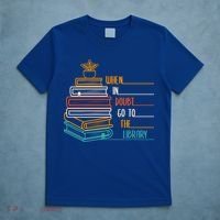 When In Doubt Go To The Library Funny Sarcastic Book Reading Meaningful Gift T-Shirt thumb 5