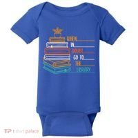 When In Doubt Go To The Library Funny Sarcastic Book Reading Meaningful Gift Baby Bodysuit thumb 0