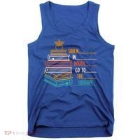 When In Doubt Go To The Library Funny Sarcastic Book Reading Meaningful Gift Tank Top thumb 0
