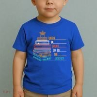 When In Doubt Go To The Library Funny Sarcastic Book Reading Meaningful Gift Toddler T-Shirt thumb 2