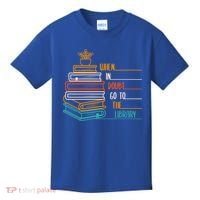 When In Doubt Go To The Library Funny Sarcastic Book Reading Meaningful Gift Kids T-Shirt thumb 0