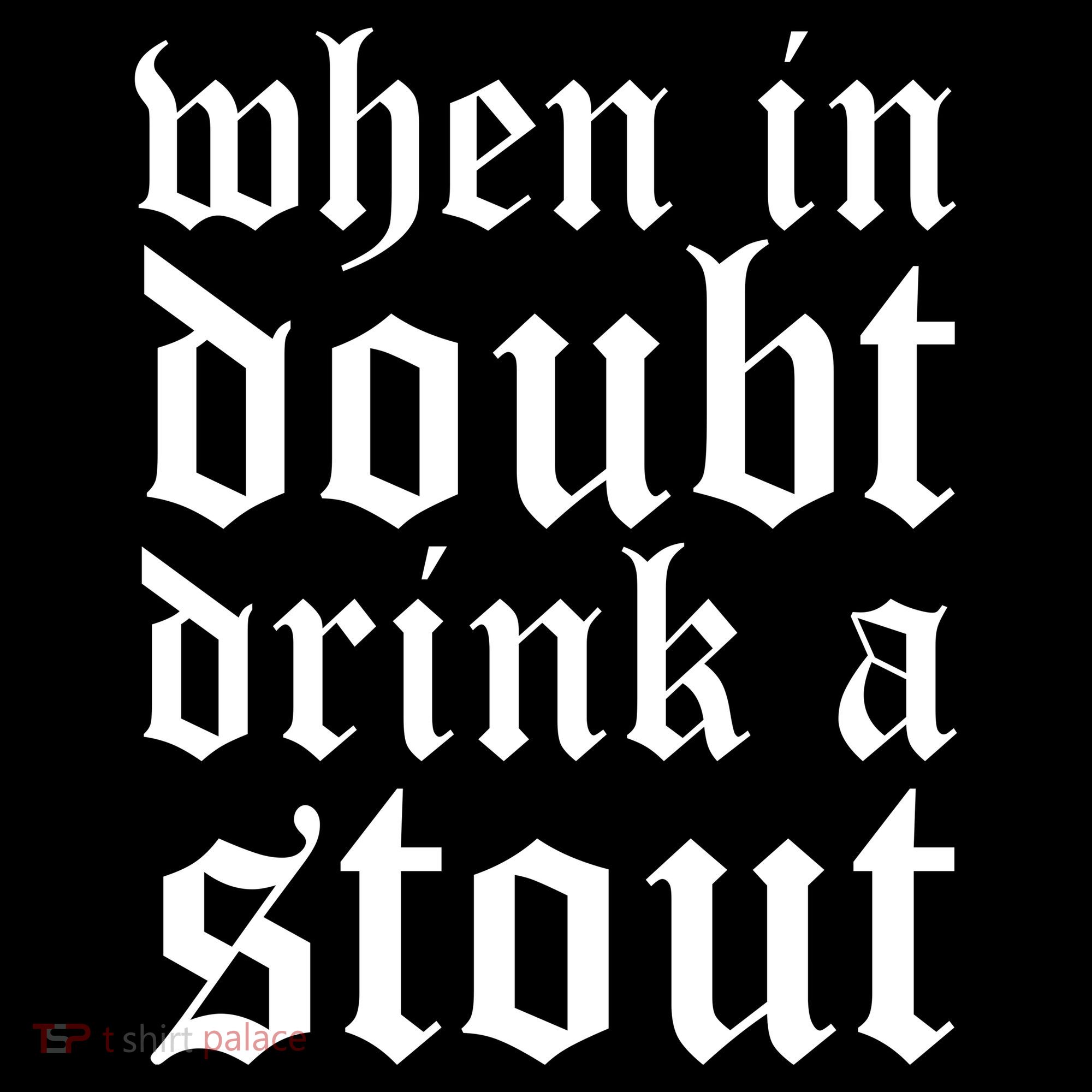 When In Doubt Drink A Stout Oktoberfest Funny Women's Hoodie
