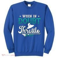 When In Doubt Throttle It Out Jet Ski Ride Jet Skiing Jetski Gift Sweatshirt thumb 0