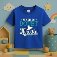 When In Doubt Throttle It Out Jet Ski Ride Jet Skiing Jetski Gift Toddler T-Shirt thumb 3