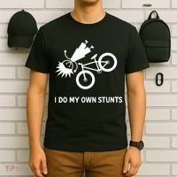 Wo I Do My Own Stunts Bicycle T-Shirt thumb 6