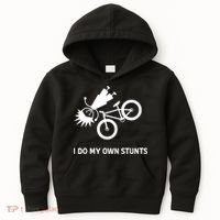 Wo I Do My Own Stunts Bicycle Kids Hoodie thumb 0
