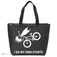 Wo I Do My Own Stunts Bicycle Tote Bag thumb 0
