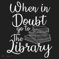 When In Doubt Go To The Library For Readers , Bookworm Beanie thumb 2