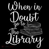 When In Doubt Go To The Library For Readers , Bookworm Women's Hoodie thumb 2