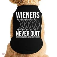 Wieners Never Quite Doggie Tank thumb 0
