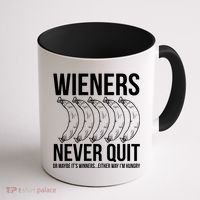 Wieners Never Quite Coffee Mug thumb 1